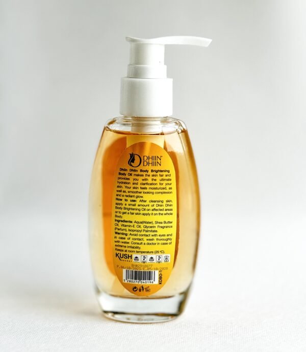 Body Brightening Oil 100ml Shea Butter - Image 2