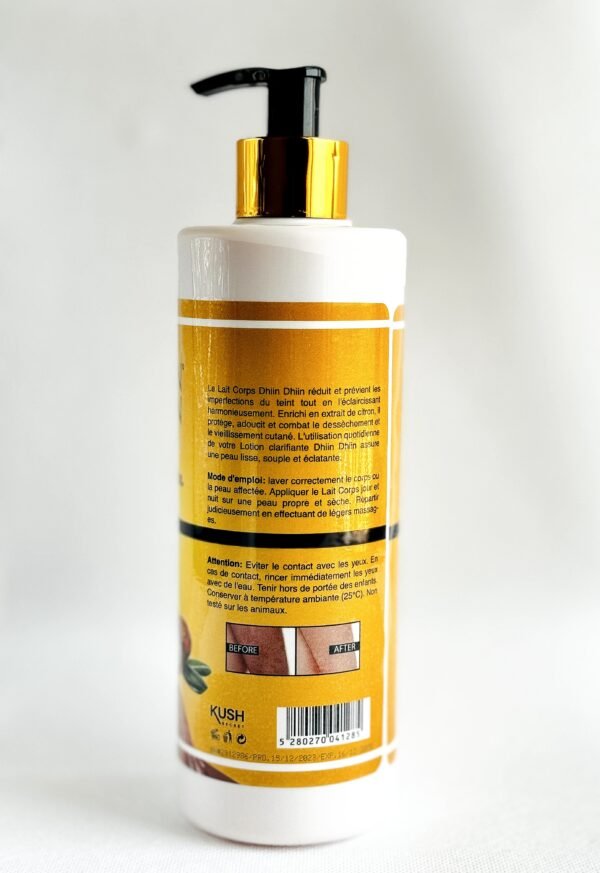 Dhin Body Brightening Lotion Shea Butter 500ml - Image 2
